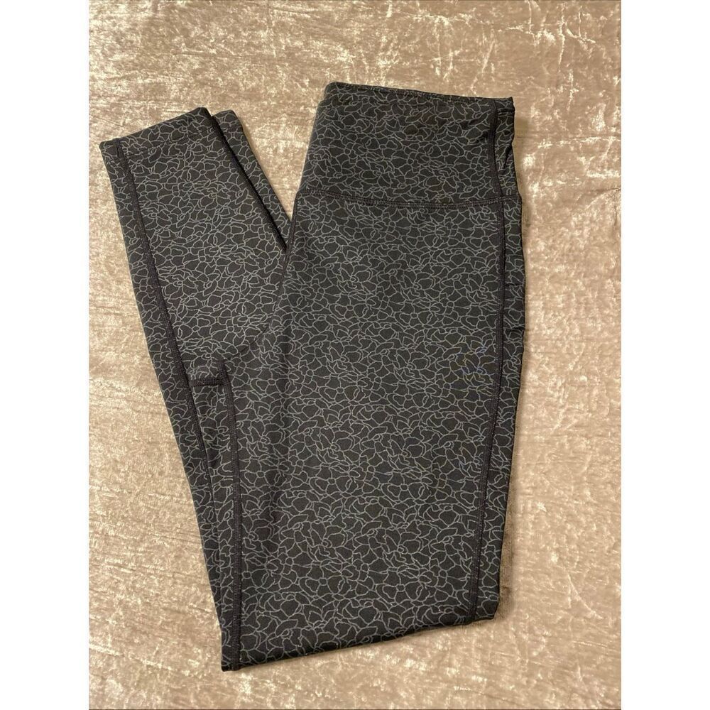 Mondetta Floral Leggings for Women - Gym Workout Athletic Yoga Pants Sz Large